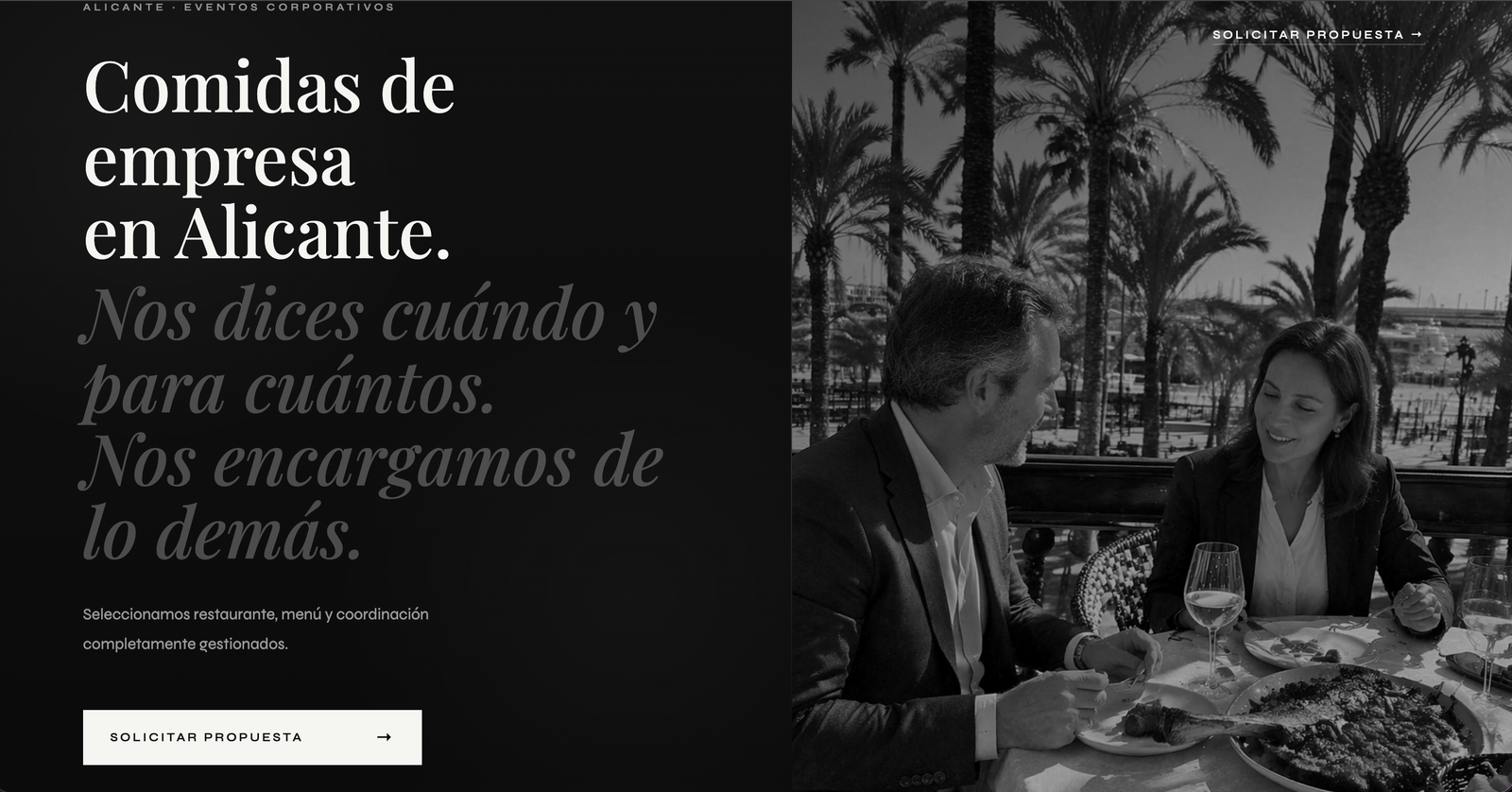 Comidas de Empresa en Alicante